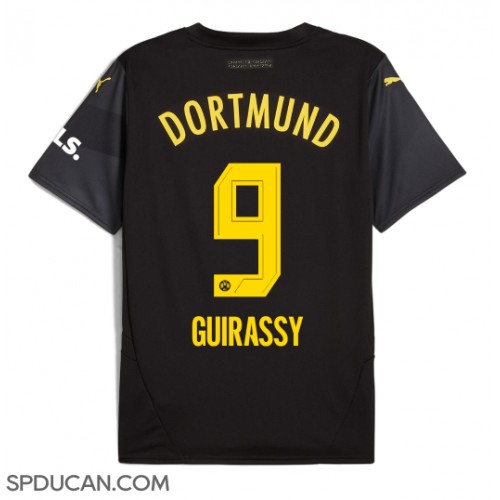 Muški Nogometni Dres Borussia Dortmund Serhou Guirassy #9 Gostujuci 2024-25 Kratak Rukav